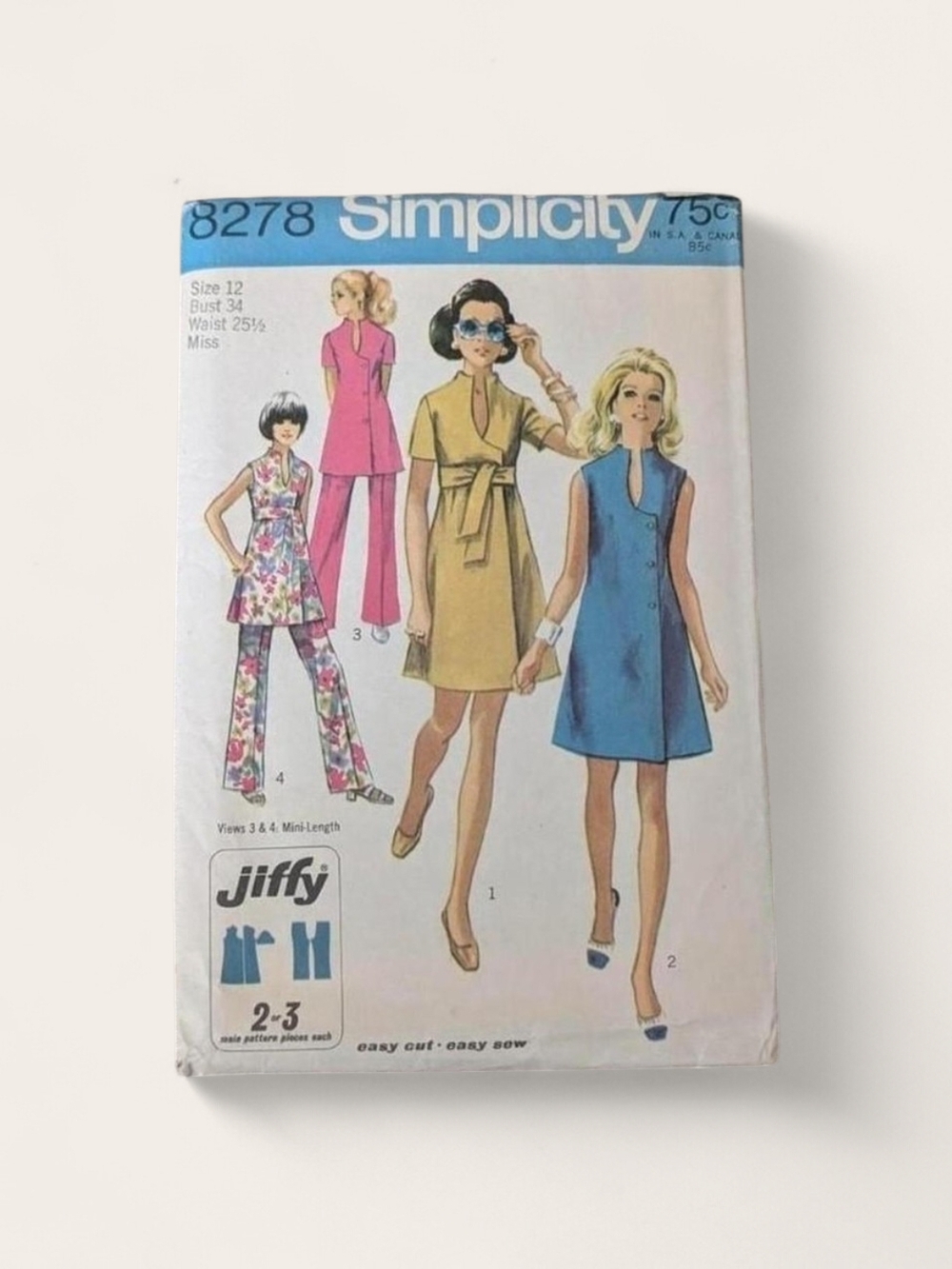 1969 Simplicity Sewing Pattern